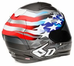 6D Helmets 6D ATS-1R Super Patriot Helmet 7 6D Helmets 6D ATS-1R Super Patriot Helmet -Bell Sales Store 6 dats1 r super patriot helmet red white blue 2