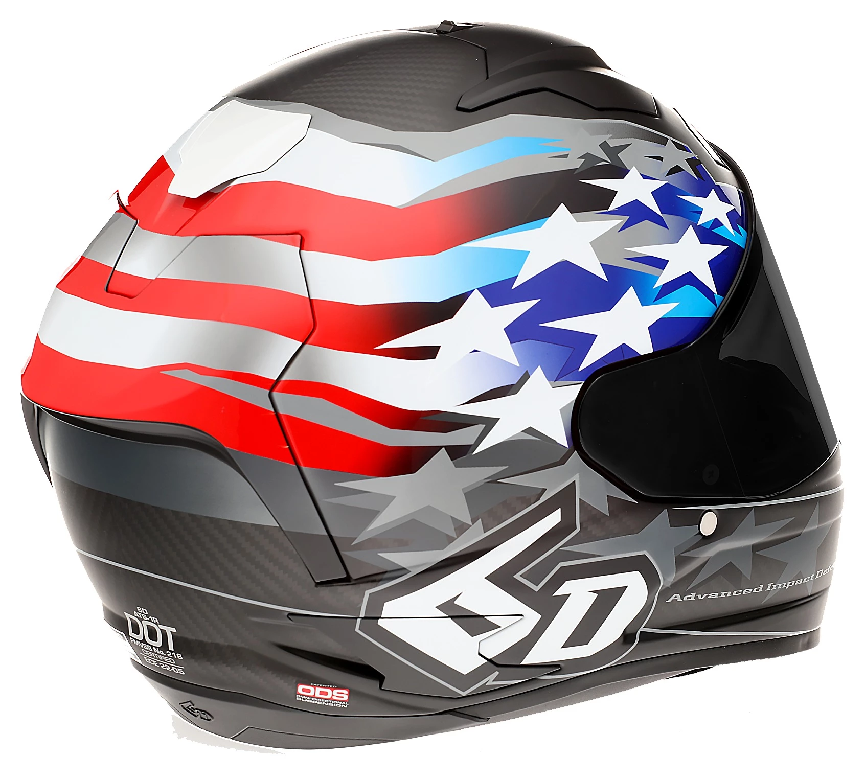 6D Helmets 6D ATS-1R Super Patriot Helmet 4 6D Helmets 6D ATS-1R Super Patriot Helmet - Image 4