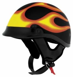 Delete Skid Lid Traditional Helmet Helmet 9 Delete Skid Lid Traditional Helmet Helmet -Bell Sales Store Flames
