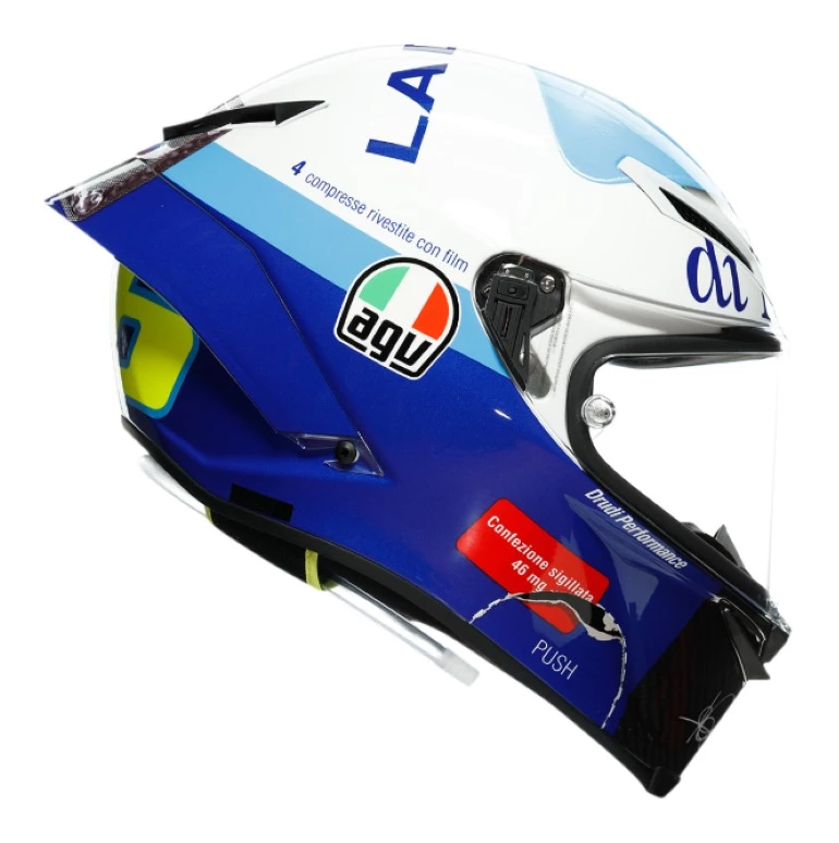 AGV Helmets AGV Pista GP RR Rossi Misano 2020 Helmet 2 AGV Helmets AGV Pista GP RR Rossi Misano 2020 Helmet - Image 2