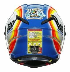 AGV Helmets AGV Pista GP RR Winter Test 2005 Helmet -Bell Sales Store agv pista gprr winter test2005 helmet blue white orange 6