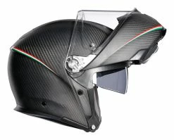 AGV Helmets AGV Sportmodular Carbon Tricolore Helmet -Bell Sales Store agv sportmodular carbon tricolore helmet matte black 1