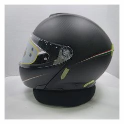 AGV Helmets AGV Sportmodular Carbon Tricolore Helmet Matte Black / XL [Blemished - Very Good] -Bell Sales Store agv sportmodular carbon tricolore helmet matte black xl blemished very good matte black 7