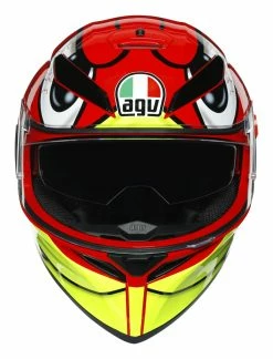 AGV Helmets AGV K3 SV Birdy Helmet -Bell Sales Store agvk3 sv birdy helmet red yellow 5
