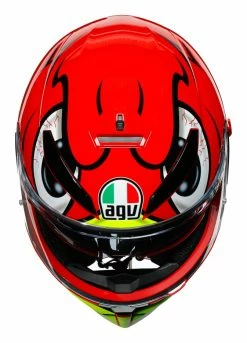 AGV Helmets AGV K3 SV Birdy Helmet -Bell Sales Store agvk3 sv birdy helmet red yellow 6