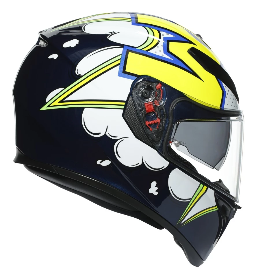 AGV Helmets AGV K3 SV Bubble Helmet 2 AGV Helmets AGV K3 SV Bubble Helmet - Image 2