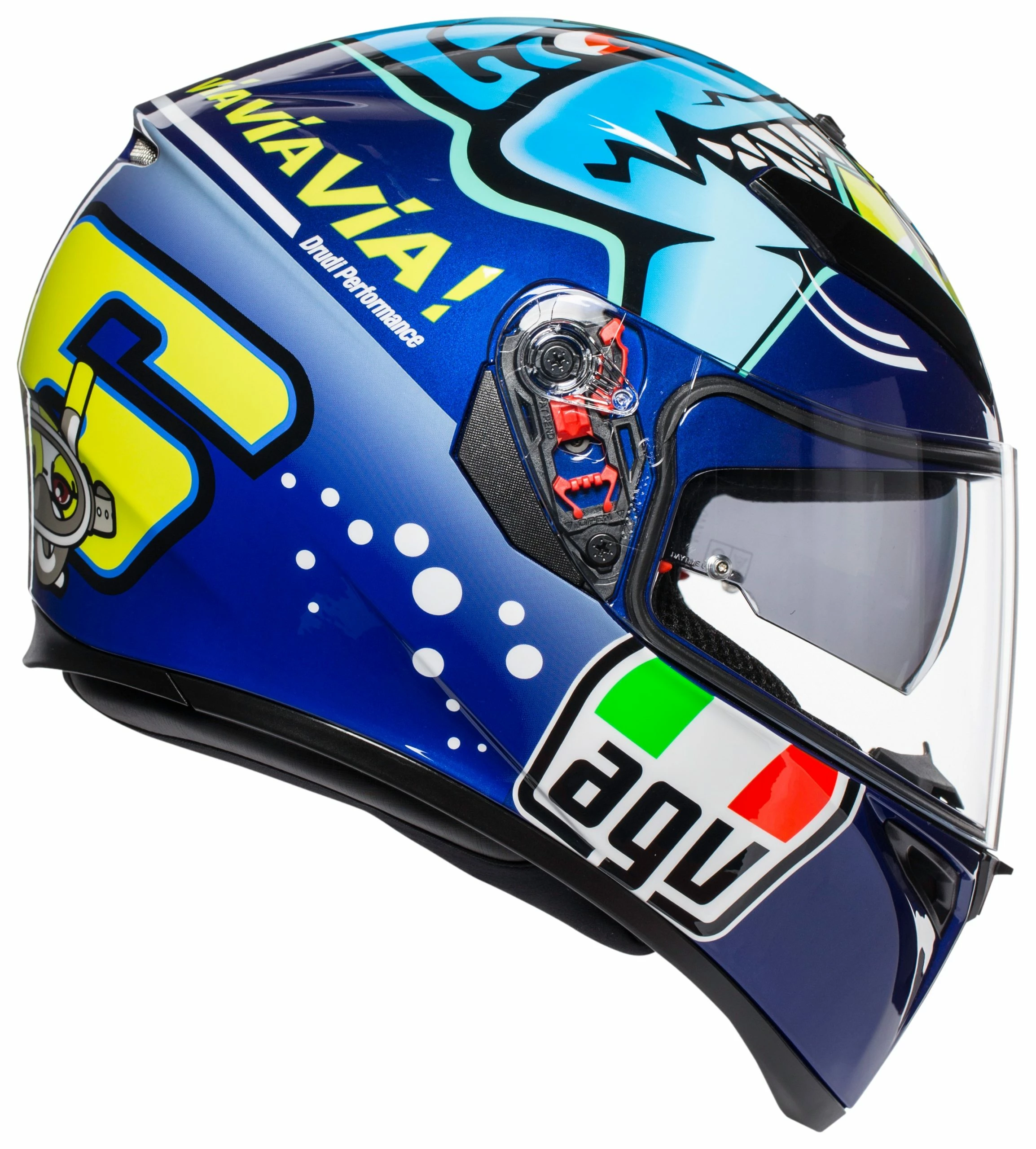 AGV Helmets AGV K3 SV Rossi Misano 2015 Helmet 2 AGV Helmets AGV K3 SV Rossi Misano 2015 Helmet - Image 2