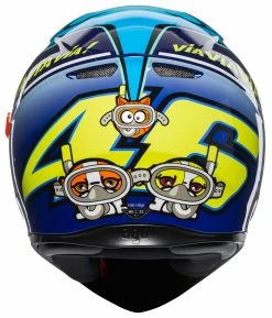 AGV Helmets AGV K3 SV Rossi Misano 2015 Helmet 10 AGV Helmets AGV K3 SV Rossi Misano 2015 Helmet -Bell Sales Store agvk3 sv rossi misano2015 helmet 10