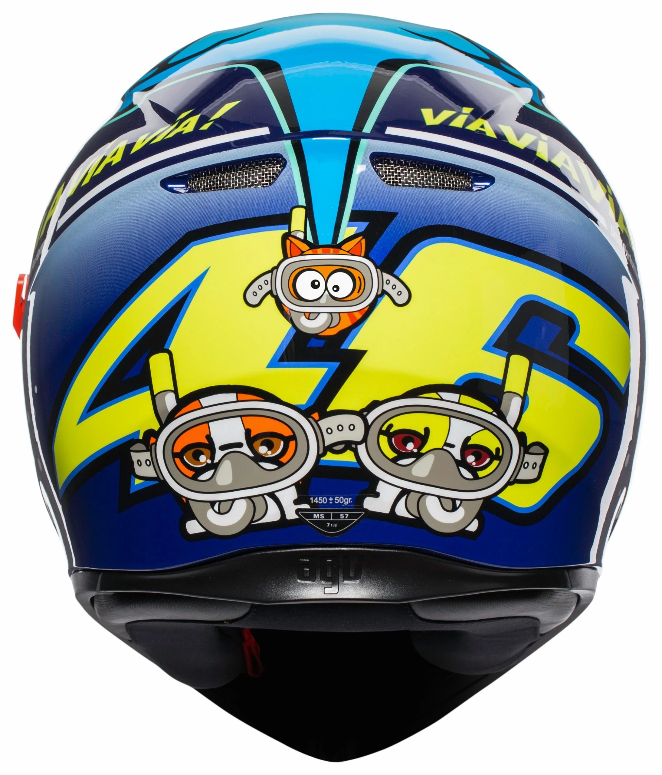 AGV Helmets AGV K3 SV Rossi Misano 2015 Helmet 5 AGV Helmets AGV K3 SV Rossi Misano 2015 Helmet - Image 5