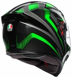 AGV Helmets AGV K5 S Hurricane 2.0 Helmet -Bell Sales Store agvk5 s hurricane20 helmet black green 5