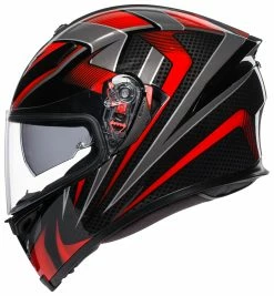 AGV Helmets AGV K5 S Hurricane 2.0 Helmet -Bell Sales Store agvk5 s hurricane20 helmet black red 2