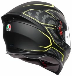AGV Helmets AGV K5 S Tornado Helmet -Bell Sales Store agvk5 s tornado helmet black fluo yellow 4
