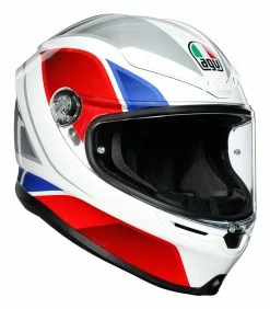 AGV Helmets AGV K6 Hyphen Helmet 21 AGV Helmets AGV K6 Hyphen Helmet -Bell Sales Store agvk6 hyphen helmet white red blue