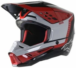 Alpinestars Supertech M5 Beam Helmet -Bell Sales Store alpinestars sm5 beam helmet black grey red
