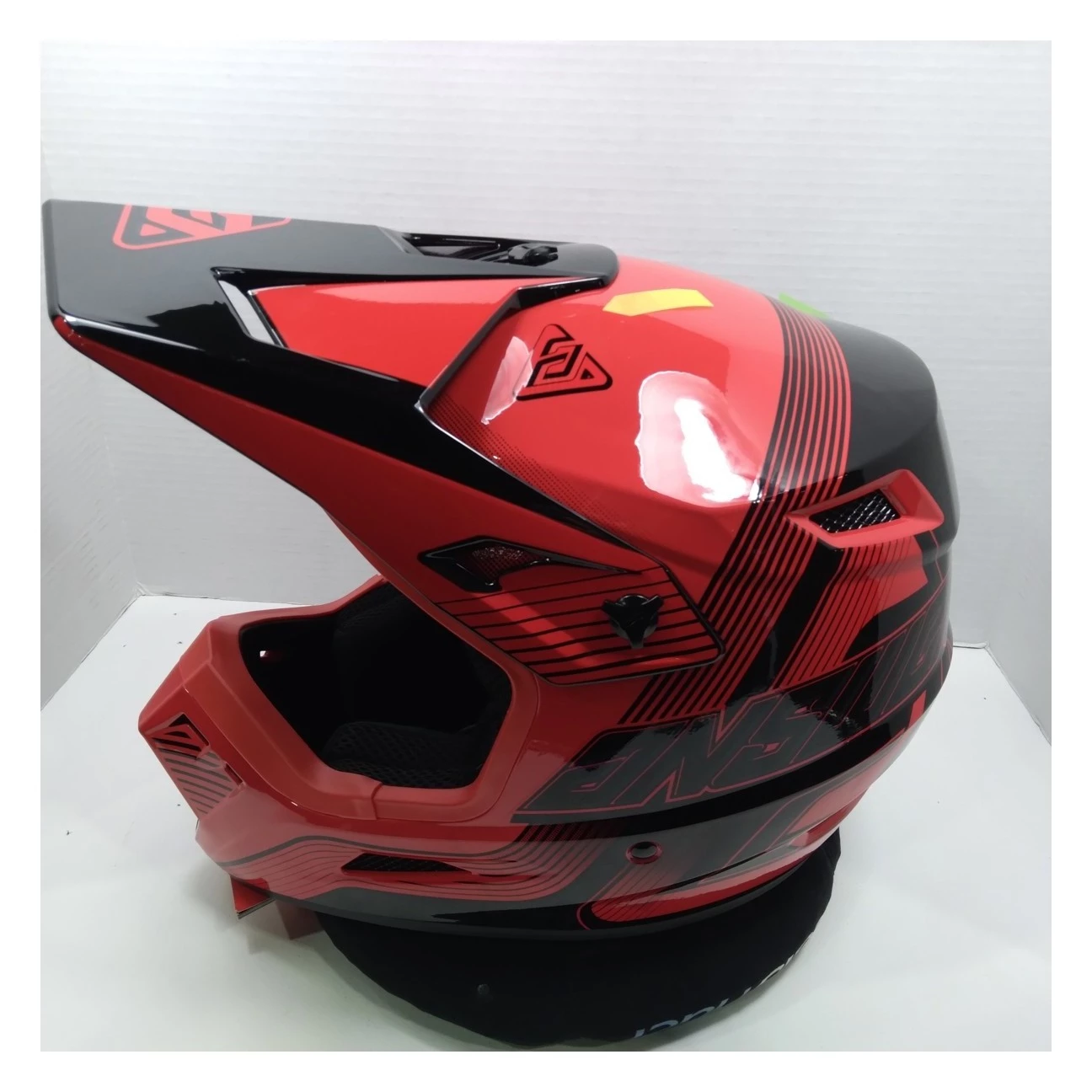 Answer AR1 Vendetta Helmet Red/Black / LG [Blemished - Very Good] - Image 6