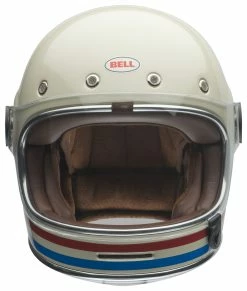Bell Helmets Bell Bullitt Stripes Helmet -Bell Sales Store bell bullitt stripes helmet pearl white oxblood blue 3