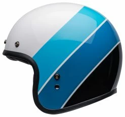 Bell Helmets Bell Custom 500 Riff Helmet -Bell Sales Store bell custom500 riff helmet white blue 1