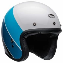 Bell Helmets Bell Custom 500 Riff Helmet -Bell Sales Store bell custom500 riff helmet white blue 2