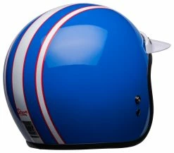 Bell Helmets Bell Custom 500 Six Day McQueen Helmet -Bell Sales Store bell custom500 six day mc queen helmet white gloss blue 4