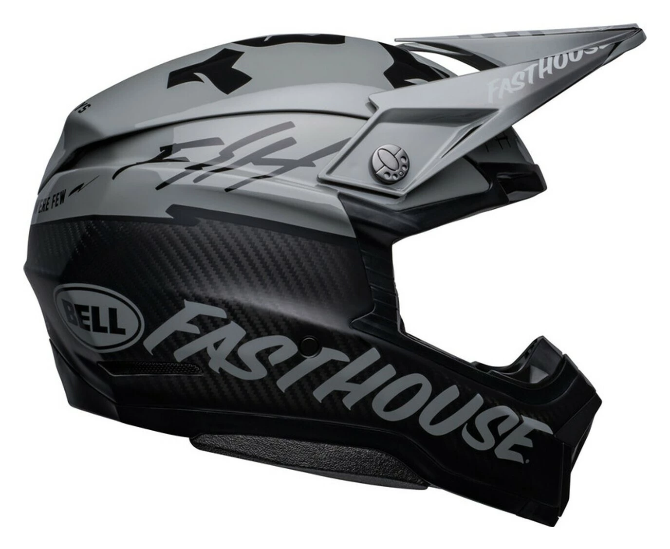 Bell Helmets Bell Moto-10 Spherical Fasthouse BMF Helmet Matte Black/Grey/Black / LG [Open Box] - Image 6
