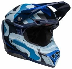 Bell Helmets Bell Moto-10 Spherical Ferrandis Mechant Helmet -Bell Sales Store bell moto10 spherical ferrandis mechant helmet blue 6