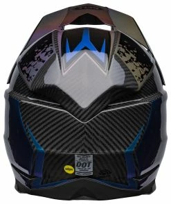 Bell Helmets Bell Moto-10 Spherical Mirage Helmet -Bell Sales Store bell moto10 spherical mirage helmet black iridescent blue 4