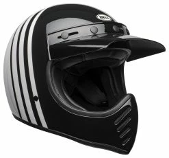 Bell Helmets Bell Moto-3 Reverb Helmet 7 Bell Helmets Bell Moto-3 Reverb Helmet -Bell Sales Store bell moto3 reverb helmet white black 2