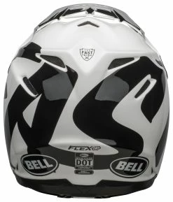 Bell Helmets Bell Moto-9 Flex Fasthouse Newhall Helmet -Bell Sales Store bell moto9 flex fast house newhall helmet white black 4
