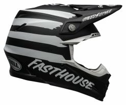 Bell Helmets Bell Moto-9 Mips Fasthouse Signia Helmet -Bell Sales Store bell moto9 mips fasthouse signia helmet black white 3
