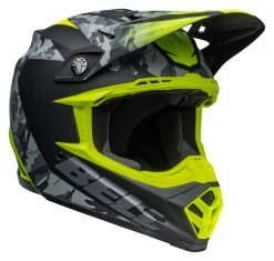 Bell Helmets Bell Moto-9 Mips Venom Helmet -Bell Sales Store bell moto9 mips venom helmet black camo hi viz yellow 2
