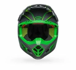 Bell Helmets Bell Moto-9S Flex Sprite Helmet -Bell Sales Store bell moto9 s flex sprite helmet grey green 1