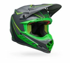 Bell Helmets Bell Moto-9S Flex Sprite Helmet -Bell Sales Store bell moto9 s flex sprite helmet grey green 2