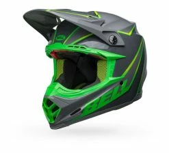 Bell Helmets Bell Moto-9S Flex Sprite Helmet -Bell Sales Store bell moto9 s flex sprite helmet grey green