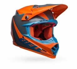 Bell Helmets Bell Moto-9S Flex Sprite Helmet -Bell Sales Store bell moto9 s flex sprite helmet orange grey 2