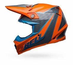 Bell Helmets Bell Moto-9S Flex Sprite Helmet -Bell Sales Store bell moto9 s flex sprite helmet orange grey 3