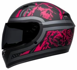 Bell Helmets Bell Qualifier Rebel Helmet -Bell Sales Store bell qualifier rebel helmet matte black pink 2