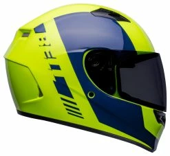 Bell Helmets Bell Qualifier Turnpike Helmet -Bell Sales Store bell qualifier turnpike helmet hi viz yellow navy 3