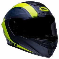 Bell Helmets Bell Race Star Flex DLX Tantrum 2 Helmet 20 Bell Helmets Bell Race Star Flex DLX Tantrum 2 Helmet -Bell Sales Store bell race star flex dlx tantrum2 helmet blue hi viz 2