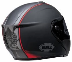 Bell Helmets Bell SRT Modular Hart Luck Jamo Helmet -Bell Sales Store bell srt modular hart luck jamo helmet matte black gloss black red 3