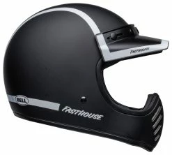 Bell Helmets Bell X Fasthouse Moto-3 Old Road Helmet -Bell Sales Store bell x fasthouse moto3 old road helmet black white 5