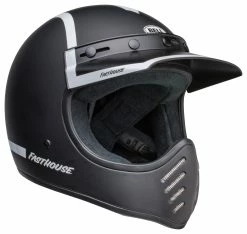 Bell Helmets Bell X Fasthouse Moto-3 Old Road Helmet -Bell Sales Store bell x fasthouse moto3 old road helmet black white 6