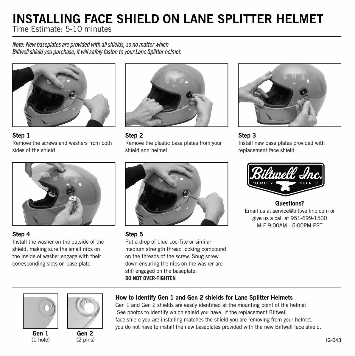 Biltwell Apparel Biltwell Gen 2 Base Plate Set 2 Biltwell Apparel Biltwell Gen 2 Base Plate Set - Image 2