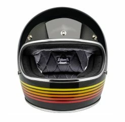 Biltwell Apparel Biltwell Gringo ECE Spectrum Helmet -Bell Sales Store biltwell gringo ece spectrum helmet black yellow orange 3