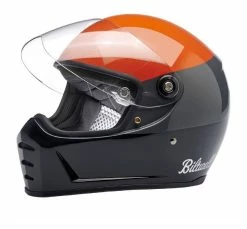Biltwell Apparel Biltwell Lane Splitter Podium Helmet -Bell Sales Store biltwell lane splitter podium helmet orange grey black 1