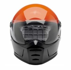 Biltwell Apparel Biltwell Lane Splitter Podium Helmet -Bell Sales Store biltwell lane splitter podium helmet orange grey black 3