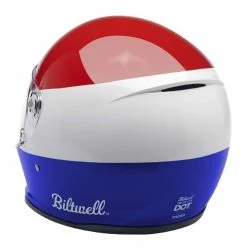 Biltwell Apparel Biltwell Lane Splitter Podium Helmet -Bell Sales Store biltwell lane splitter podium helmet red white blue 4
