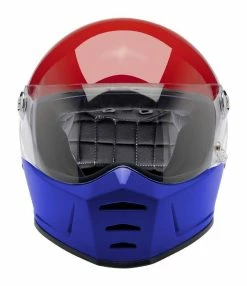 Biltwell Apparel Biltwell Lane Splitter Podium Helmet -Bell Sales Store biltwell lane splitter podium helmet red white blue 5