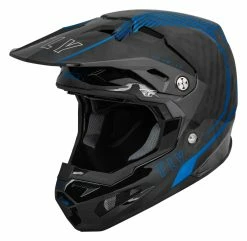 Fly Racing Dirt Fly Racing Formula Carbon Tracer Helmet -Bell Sales Store fly racing formula carbon tracer helmet blue black
