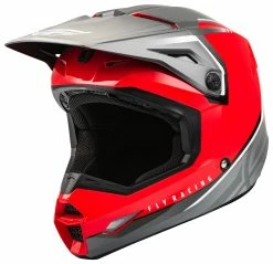 Fly Racing Dirt Fly Racing Youth Kinetic Vision Helmet -Bell Sales Store fly racing youth kinetic vision helmet red grey
