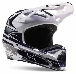 Fox Racing V1 Goat LE Strafer Helmet 24 Fox Racing V1 Goat LE Strafer Helmet -Bell Sales Store fox racing v1 goat strafer helmet navy blue